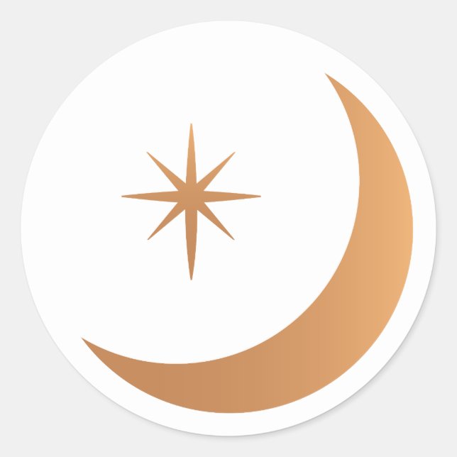Halvmåne / Klistermärken (Framsida)