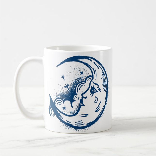 Halvmåne skjorta, Moon Shirt Kaffemugg (Vänster)