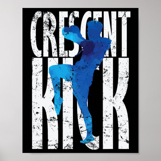Halvmåne Spark Kickboxning  Poster (Framsidan)
