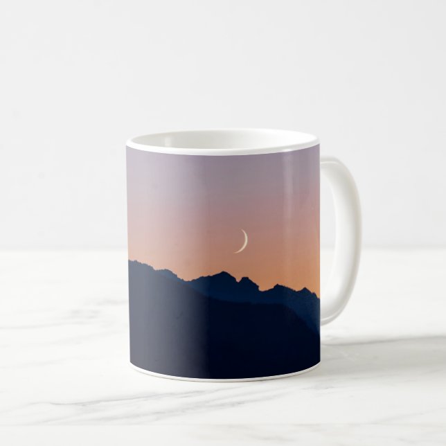 Halvmåne & Venus | Seabeck, Washington Kaffemugg (Framsida höger)