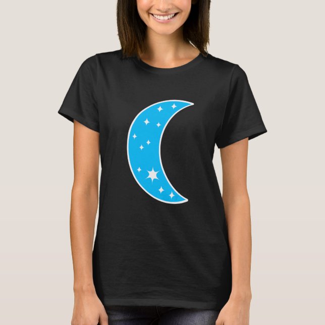 Halvmåneplanet T Shirt (Framsida)