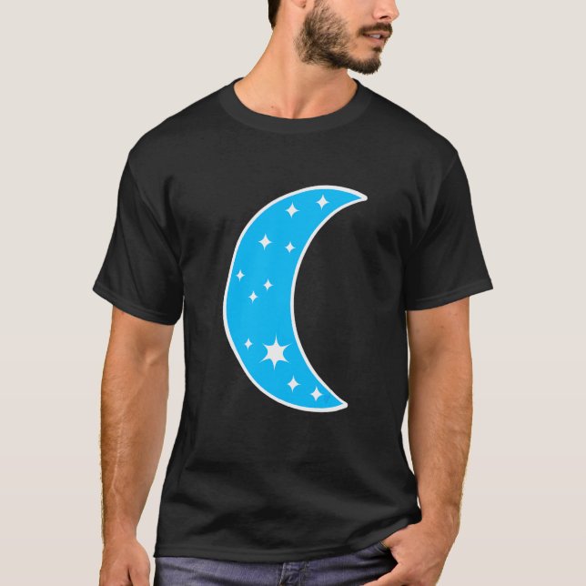 Halvmåneplanet T Shirt (Framsida)