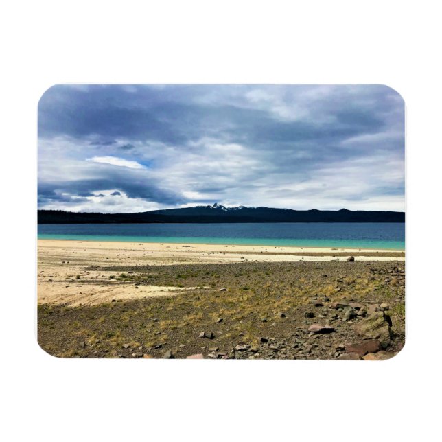 Halvmånesjön vid Simax Bay, Oregon Magnet (Horisontell)
