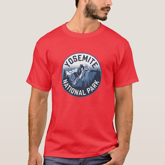 Halvmåns Yosemite Round Emblem T Shirt (Framsida)