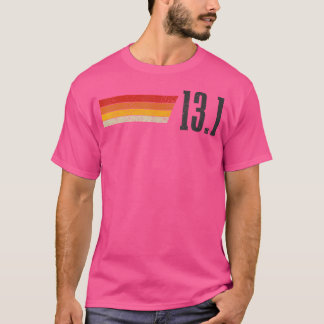 Halvmaraton 21,1 miles löpning maraton löpare t shirt