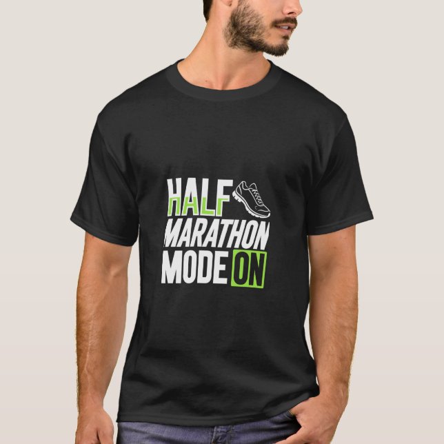 Halvmaratonläge PÅ T Shirt (Framsida)
