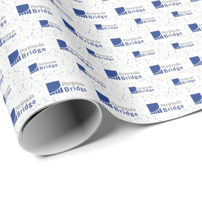 Halvöbro Liten Logo Presentpapper (Rullad Hörn)