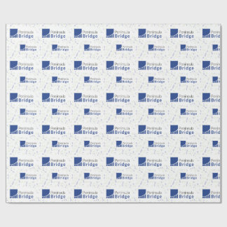 Halvöbro: Stort logotyp-inpackningspapper Presentpapper
