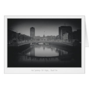 Halvpennymyntet överbryggar, Dublin Hälsningskort