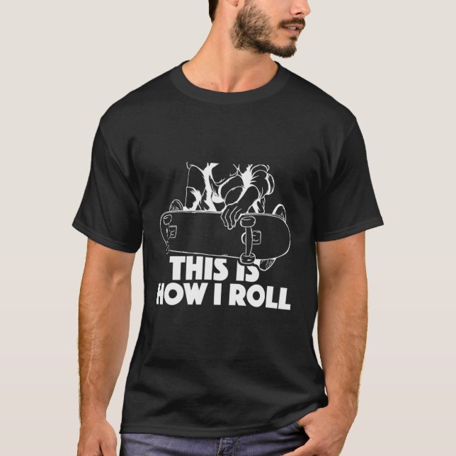 Halvpipor av Skateboard - Extreme Sports Skateb T Shirt (Framsida)