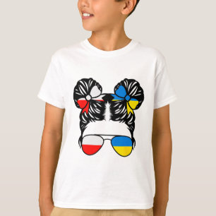 Halvpolsk Halvukrainskt Flickbarn Polen Barns Kult T Shirt