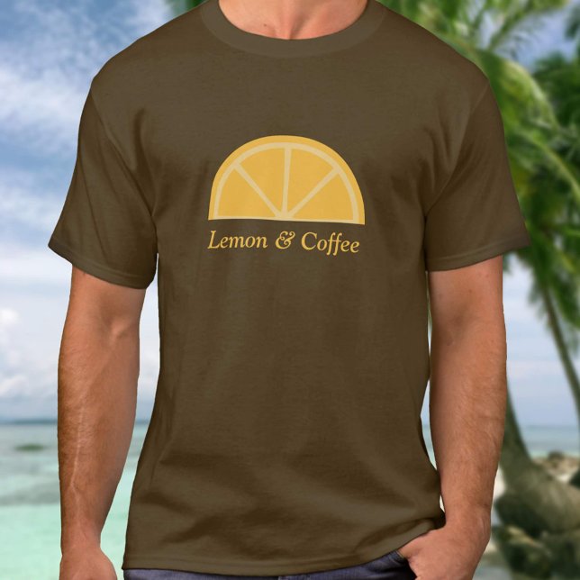 Halvsegment av citron t shirt (Lemon Half-Slice T-Shirt)