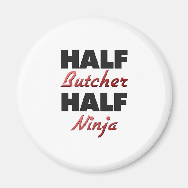 Halvslaktare Halva Ninja Magnet (Framsidan)