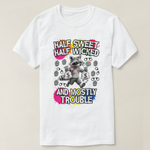 halvsöt, halvvrickad och mest besvärlig t shirt