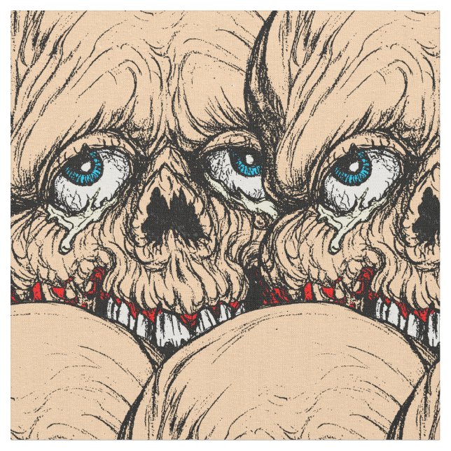 HALVT ANSIKTE TYG (Närbild)