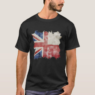 Halvt brittiska och polska Storbritannien Polen Rö T Shirt