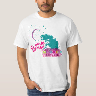 Halvt djur för halv man t-shirt