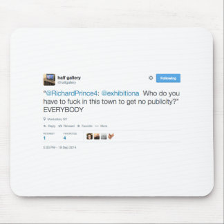 Halvt galleri Mousepad Musmatta