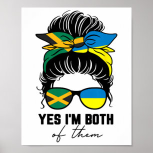 Halvt jamaicansk halvt ukrainsk tjej Jamaica Ukrai Poster