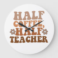 Halvt kaffe Halv lärare Tillbaka till skolan Lärar