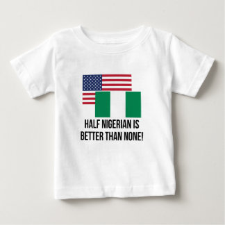Halvt nigerianskt är bättre än inga t-shirt