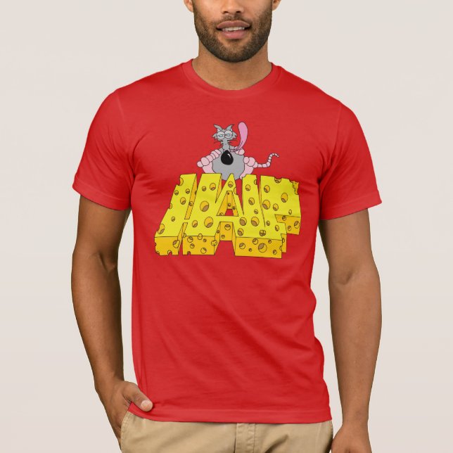 HALVT ostliknande T-shirt (Framsida)