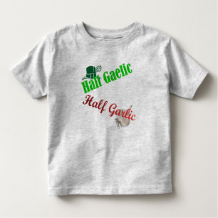 Halvt småbarn för Gaelic/till hälften för vitl T Shirt