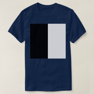 halvt vitt halvt svart, halvt svart halvt vitt t shirt