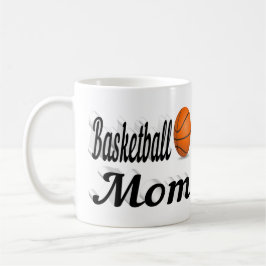 Halvtext för basketboll Mamma Kaffe Mugg