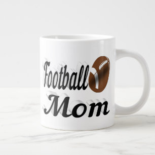 Halvtext för fotboll Mamma Giant Coffee Mugg Jumbo Mugg