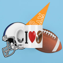 Halvtext i fotboll Fläkt Kaffe Mugg