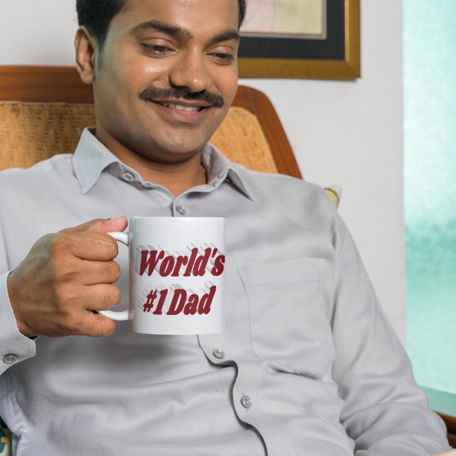 Halvtext i pappa jumbo mugg (Skapare uppladdad)