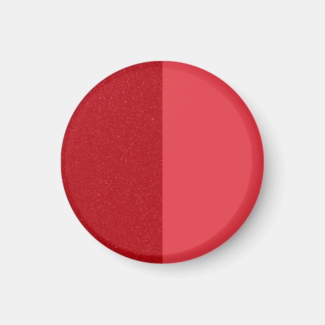 Halvtexturerad Tomatröd Magnet – Anpassningsbar (Framsidan)