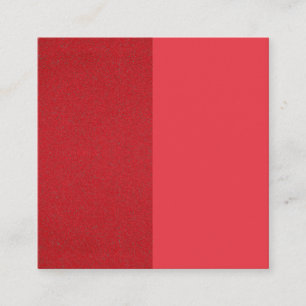 Halvtexturerat Tomato Red-Affärskort - Anpassa Fyrkantigt Visitkort