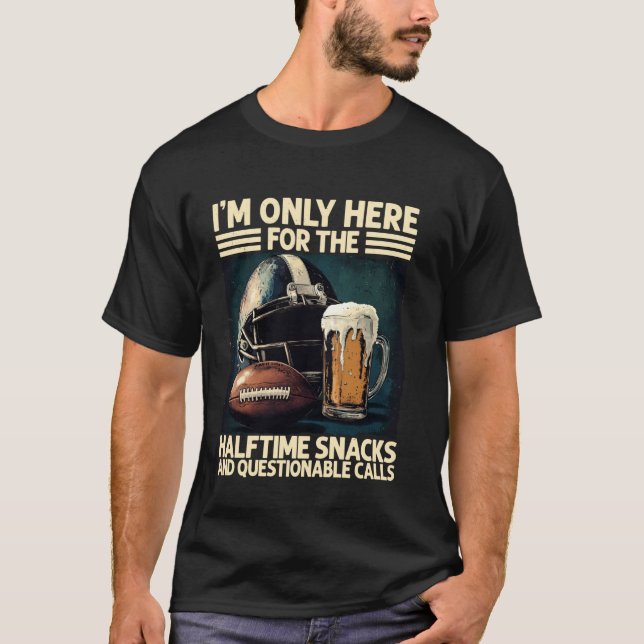 Halvtidssnacks och matchdagsdräkt för fotboll t shirt (Framsida)