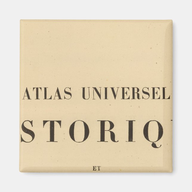 Halvtitel Atlas universel historik Magnet (Framsidan)