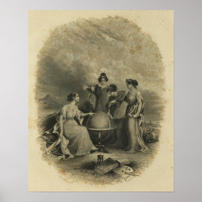 Halvtitel Coltons atlas i världen Poster (Framsidan)