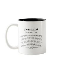 halvtomt eller halvfullt pessimist definition