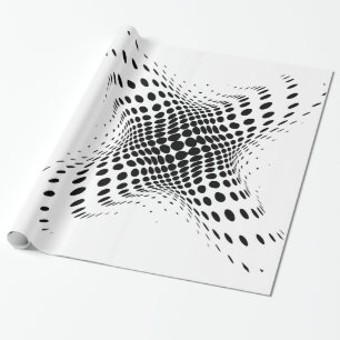 Halvtonscirkel X:s Thunder_Cove för abstrakt Presentpapper