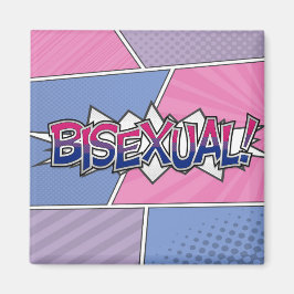 Halvtonsvisexuellt Pride med Flagga Magnet