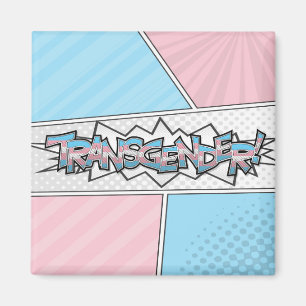 HalvtonTransgendertypografi Magnet