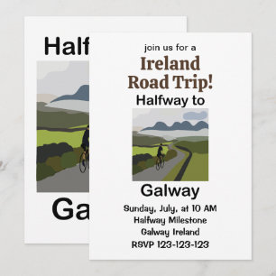Halvvägs till Galway Irland Road Trip Resa Inbjudningar