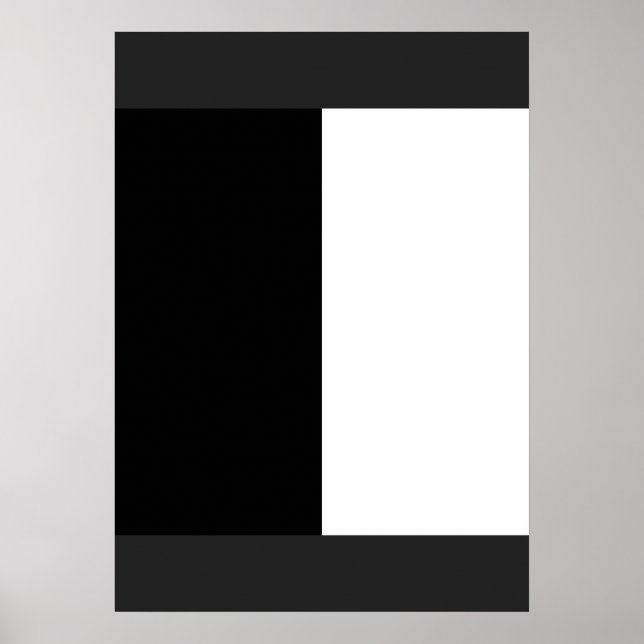 halvvit halvsvart, halvsvart halvvit poster (Framsidan)