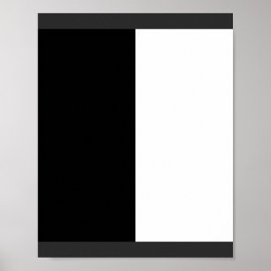 halvvit halvsvart, halvsvart halvvit poster