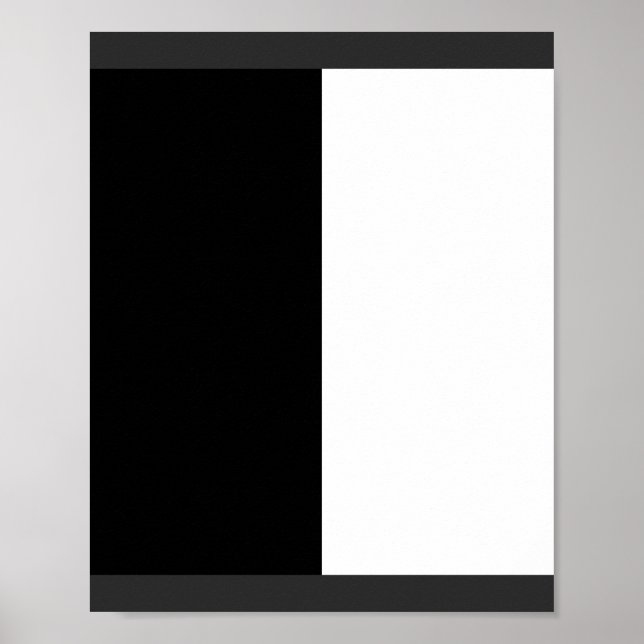 halvvit halvsvart, halvsvart halvvit poster (Framsidan)