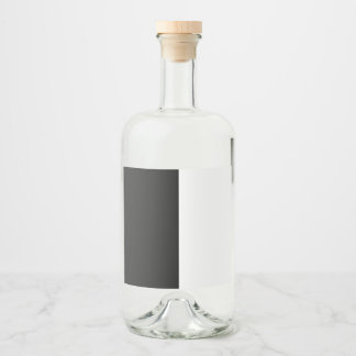 halvvit halvsvart, halvsvart halvvit spritflaskor etikett