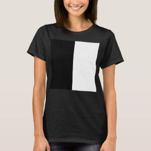 halvvit halvsvart, halvsvart halvvit t shirt