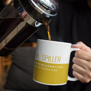 Halvvit professionell (företag) kaffemugg
