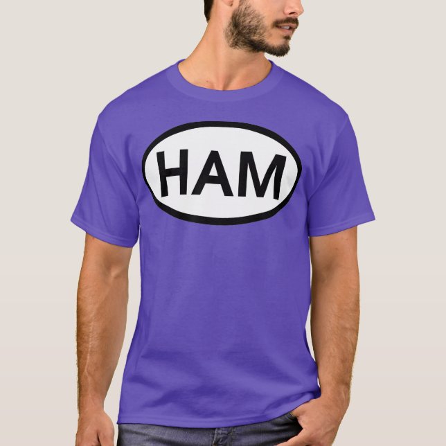HAM amateur radio T Shirt (Framsida)