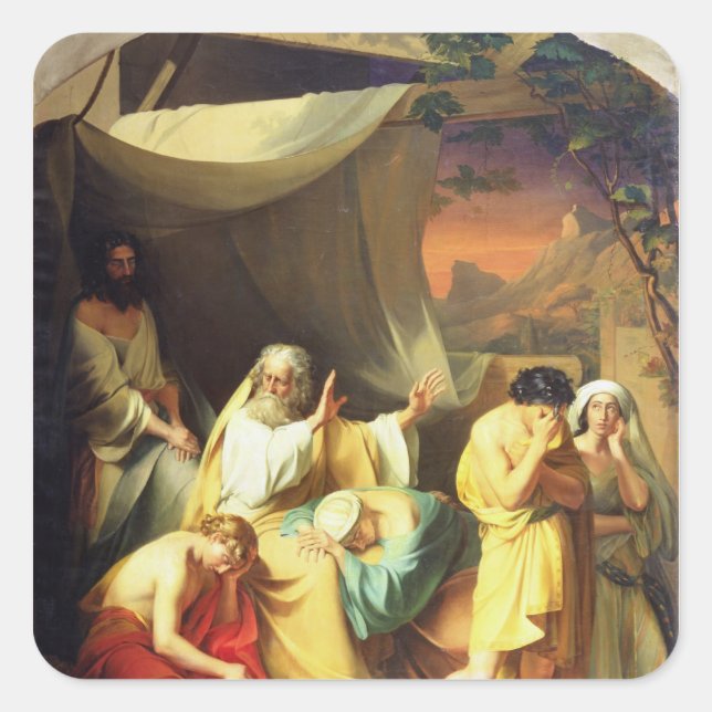 Ham-förbannelsen Fyrkantigt Klistermärke (Framsida)